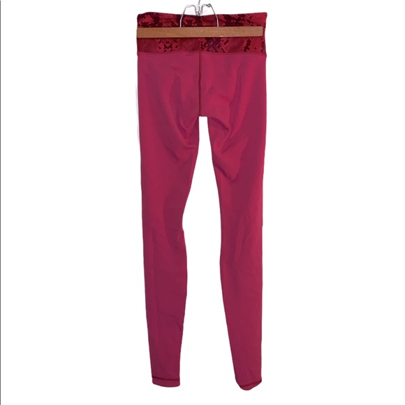 Lululemon leggings in burgundy/orange - Picture 4 of 5